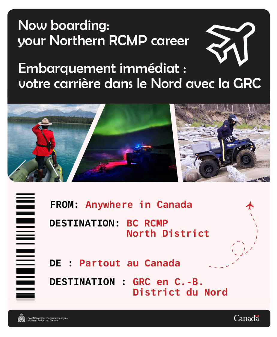 - Embarquement immédiat : votre carrière dans le Nord avec la GRC